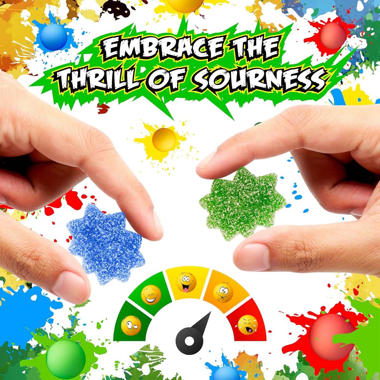 SourZap Sour Blastz | 8-Ounce Bag | Gummy Candy| Assorted Fruit Flavors