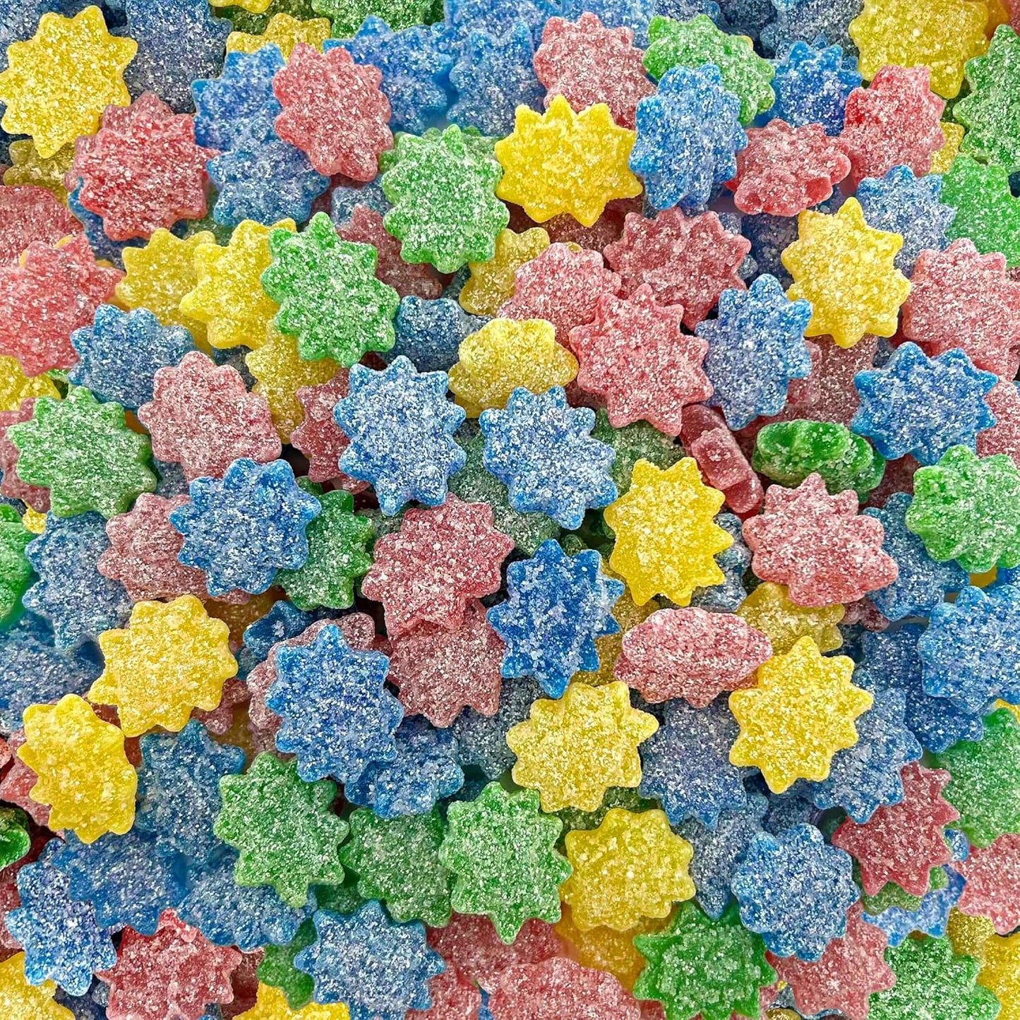 16 Ounces Pack | Sour Blastz, 8-Ounce Bag + Sour Rainbow Belts Bite Size, 8-Ounce Bag