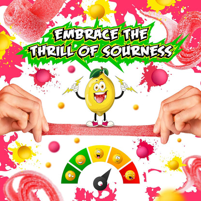 SourZap Sour Belts | 8-Ounce Bag | Gummy Candy | Pink Lemonade Flavor