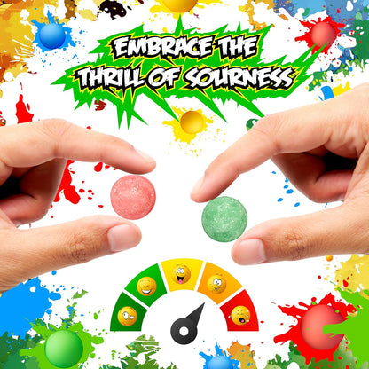 Sour Hard Candy | 1 Pound Bag | Assorted Fruit Flavors Candies | Green Apple, Watermelon, Blue Raspberry & Lemon Flavors for Easter Eggs Fillers, Parties & Jars