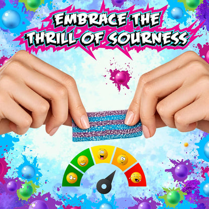 Sour Belts, Bite-Size Gummy Candy, Berry Flavors, 2 Lb Bag