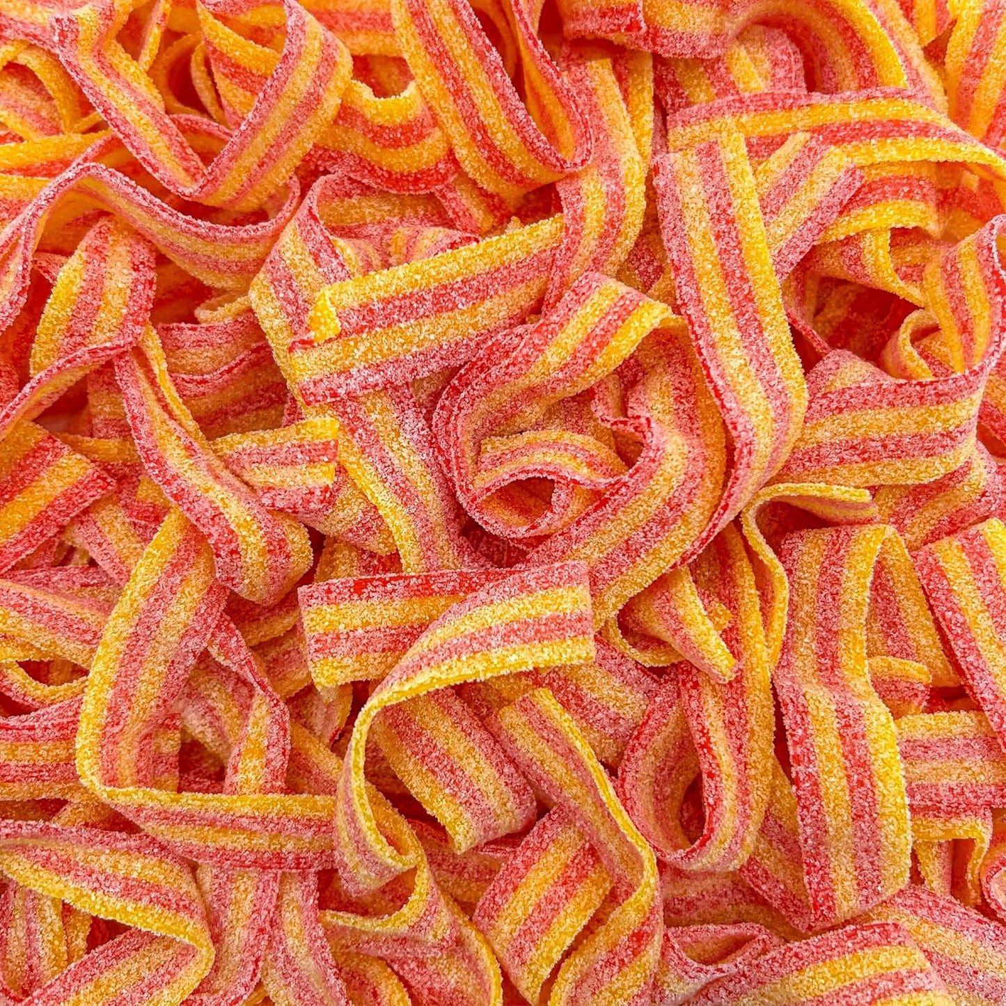 SourZap Sour Belts strawberry banana flavor 8 oz gummy candy no artificial colors