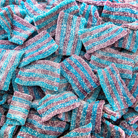 Sour Belts, Bite-Size Gummy Candy, Berry Flavors, 2 Lb Bag
