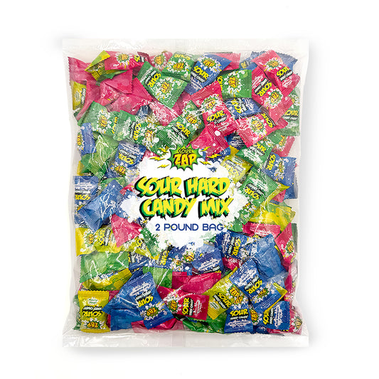 Sour Hard Candy | 2 Pound Bag | Assorted Fruit Flavors Candies | Green Apple, Watermelon, Blue Raspberry & Lemon Flavors for Easter Eggs Fillers, Parties & Jars (Copy)